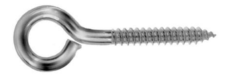 *ZINC* LS-2 1/4" X 4" TURNED EYE-LAG THRD